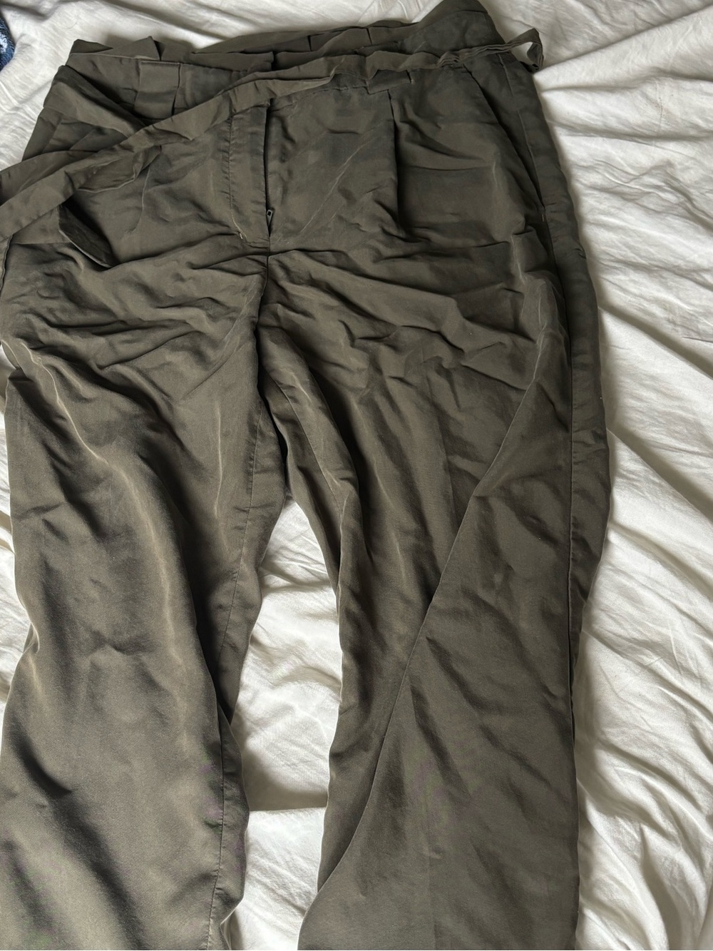 Express Women’s Olive Green Pants - Size 4